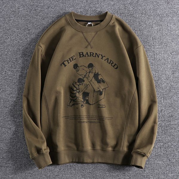 2021 autumn japanese hoodies men's comfortable round neck long sleeve funny print casual clothes coat 0619 84rk, Black 
2021 autumn japanese hoodies men's comfortable round neck long sleeve funny print casual clothes coat 0619 84rk, Black