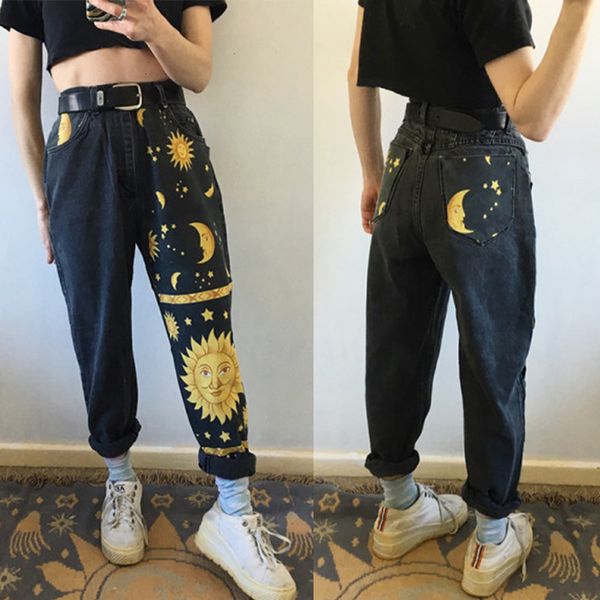 jeans women's denim popular in spring and summer 2021, Blue