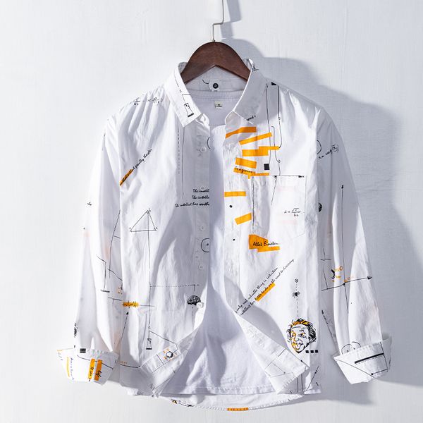2021 new spring and summer long-sleeved pure cotton casual printed shirts for men comfortable white shirt male chemise camisa n9ka, White;black
2021 new spring and summer long-sleeved pure cotton casual printed shirts for men comfortable white shirt male chemise camisa n9ka, White;black