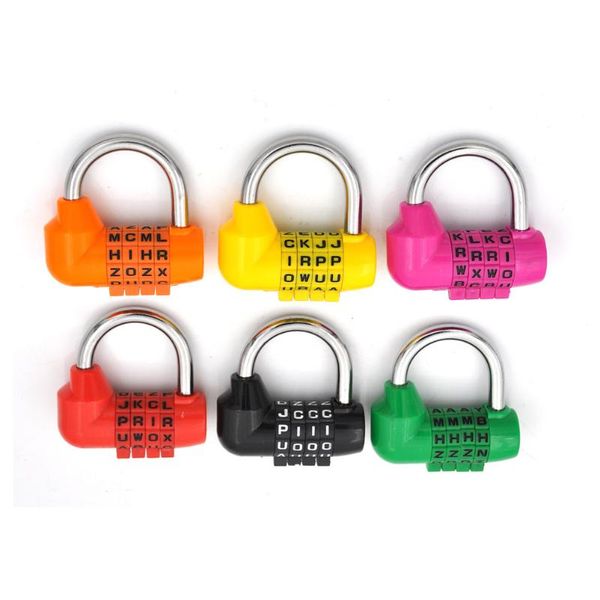 toiletry kits 1pcs security padlock 6 colors 4 dial luggage locks digit letter combination travel code lock diary password
toiletry kits 1pcs security padlock 6 colors 4 dial luggage locks digit letter combination travel code lock diary password