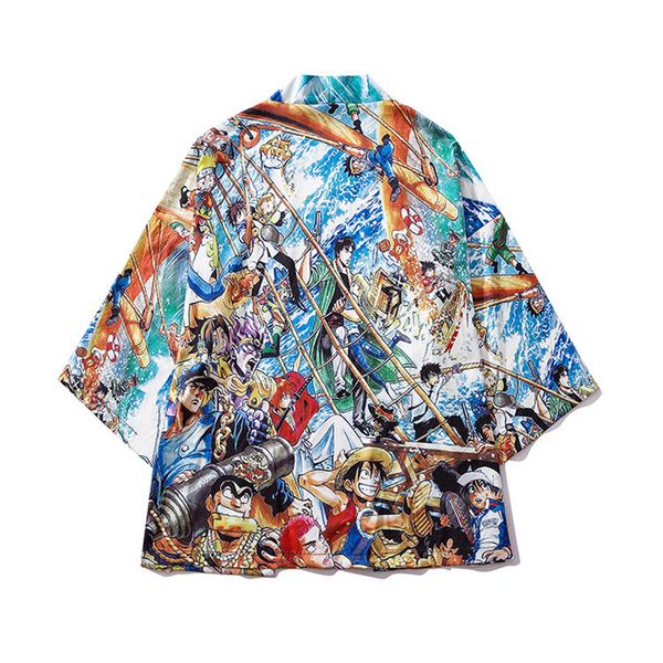 2021 new man japan classic anime one piece luffy cosplay costumes woman japanese haori cardigan kimono jacket summer clothing 532i, Black
2021 new man japan classic anime one piece luffy cosplay costumes woman japanese haori cardigan kimono jacket summer clothing 532i, Black