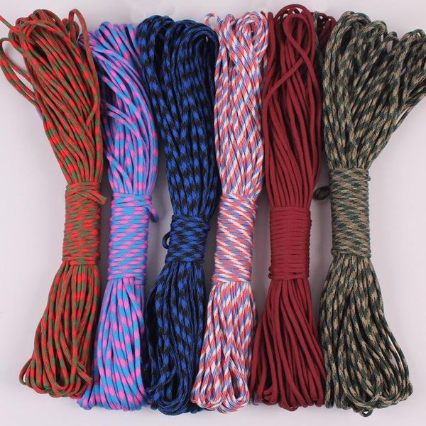 1pcs new reflective material 7 core 100ft reflective parachute cord lanyard