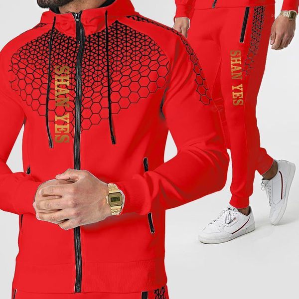 men's tracksuits 2021the casual zipper fashion sets two-piece youth sportswear is hooded outdoor premium, Gray
men's tracksuits 2021the casual zipper fashion sets two-piece youth sportswear is hooded outdoor premium, Gray