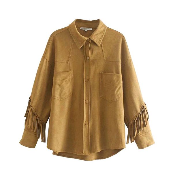 women's jackets women elegant tassels suede coat single breasted pockets buttons jacket office wear solid outwear ffzwt37, Black;brown
women's jackets women elegant tassels suede coat single breasted pockets buttons jacket office wear solid outwear ffzwt37, Black;brown