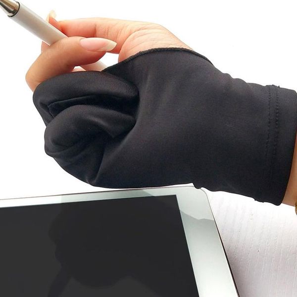 2 pcs finger anti-fouling gloves for artist drawing & pen graphic tablet pad, Black;red
2 pcs finger anti-fouling gloves for artist drawing & pen graphic tablet pad, Black;red