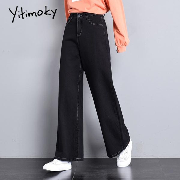 women's jeans wide leg women black high waist streetwear pants full length plus size denim ladies white 2021 fashion style, Blue
women's jeans wide leg women black high waist streetwear pants full length plus size denim ladies white 2021 fashion style, Blue