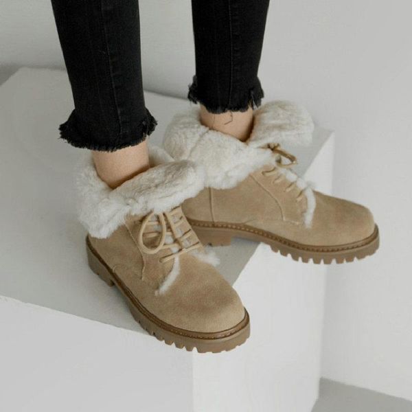 boots sianie tianie genuine natural nubuck leather cold winter russia warm woman's shoes wool fur inside soft women ankle snow, Black
boots sianie tianie genuine natural nubuck leather cold winter russia warm woman's shoes wool fur inside soft women ankle snow, Black