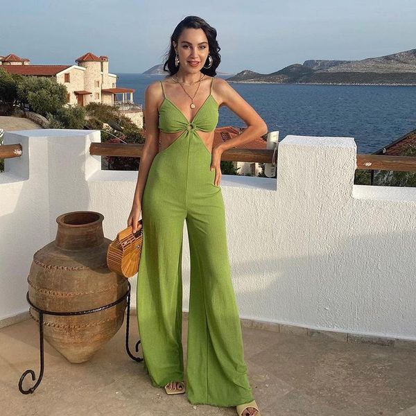women's leggings 2021wjp summer solid color suspender wrapped chest auricular high waist jumpsuit, Black
women's leggings 2021wjp summer solid color suspender wrapped chest auricular high waist jumpsuit, Black