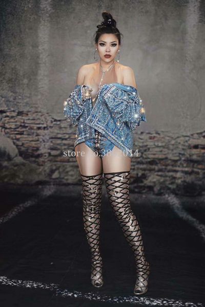 sparkly rhinestone beads loose denim jacket outfit fashion design dancer dj singer stage wear nightclub coat performance costume, Black;red
sparkly rhinestone beads loose denim jacket outfit fashion design dancer dj singer stage wear nightclub coat performance costume, Black;red