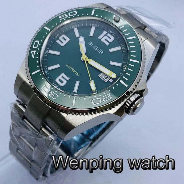 lightning 4m men luxury mechanical watch sier case sapphire glass ceramic cap green dial date lighting automatic, Slivery;brown
lightning 4m men luxury mechanical watch sier case sapphire glass ceramic cap green dial date lighting automatic, Slivery;brown