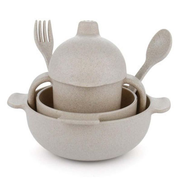 wheat straw unbreakable children's dinnerware set 5-piece baby dinner bowls spoon fork cups
wheat straw unbreakable children's dinnerware set 5-piece baby dinner bowls spoon fork cups