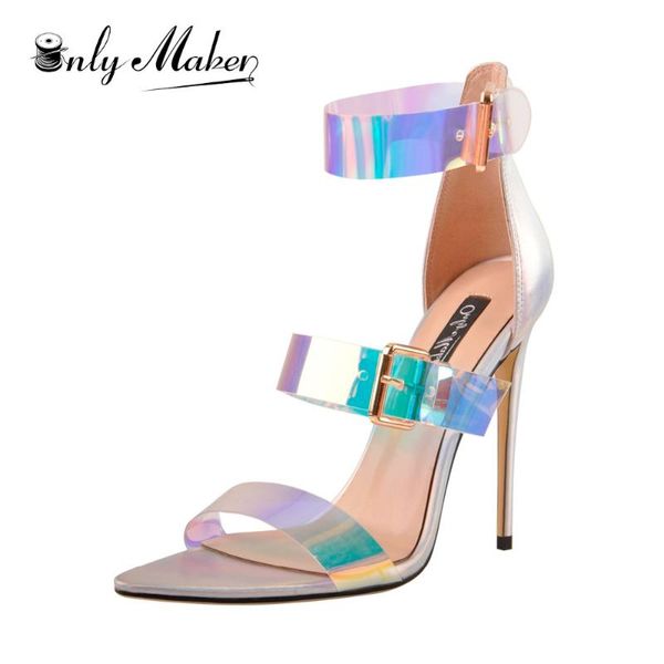 women crystal strap sandals sandals high heels rainbow pvc clear straps for party dancing shoes big size 5-15, Black
women crystal strap sandals sandals high heels rainbow pvc clear straps for party dancing shoes big size 5-15, Black