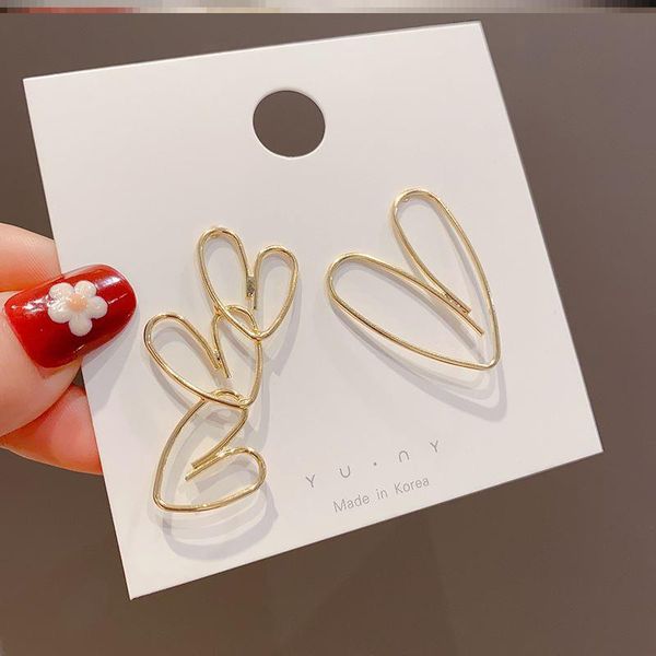 dangle & chandelier sweet gold color hollow heart earrings women wedding party club fashion long asymmetry, Silver
dangle & chandelier sweet gold color hollow heart earrings women wedding party club fashion long asymmetry, Silver