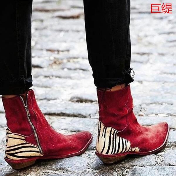 boots 2021 women ankle for autumn winter zebra print pointed toe pu leather shoe female comfort footwear big size, Black
boots 2021 women ankle for autumn winter zebra print pointed toe pu leather shoe female comfort footwear big size, Black