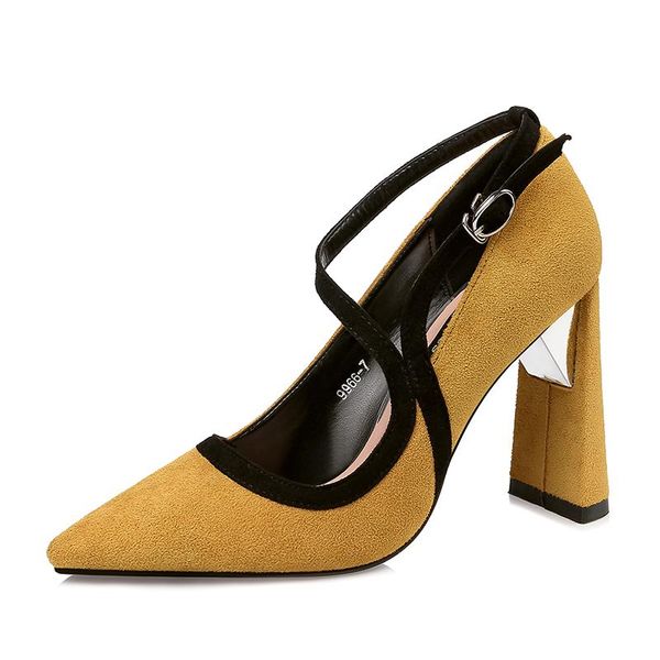 dress shoes korean version of 2021 spring and autumn women's straps high heels thick with wild pointed professional elegant, Black
dress shoes korean version of 2021 spring and autumn women's straps high heels thick with wild pointed professional elegant, Black