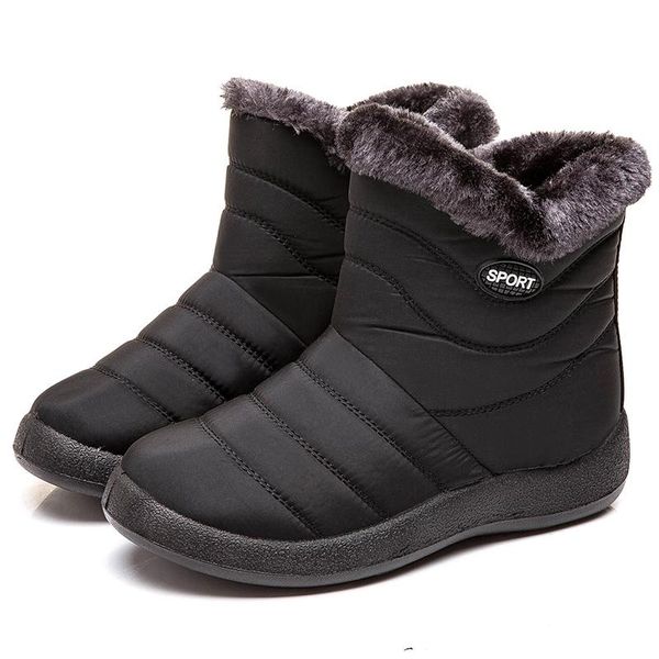 boots women super warm snow for winter shoes woman waterproof ankle botas mujer plus size 43 female booties, Black
boots women super warm snow for winter shoes woman waterproof ankle botas mujer plus size 43 female booties, Black