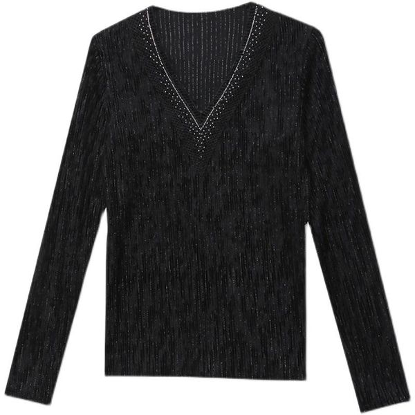 women's t-shirt long-sleeved autumn 2021 foreign style european fashion v-neck velvet slim bottoming shirt tide, White
women's t-shirt long-sleeved autumn 2021 foreign style european fashion v-neck velvet slim bottoming shirt tide, White
