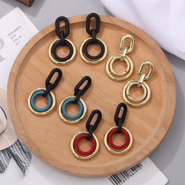 dangle & chandelier women's earrings niche design gold finish retro fashion simple superimposed geometric, Silver
dangle & chandelier women's earrings niche design gold finish retro fashion simple superimposed geometric, Silver