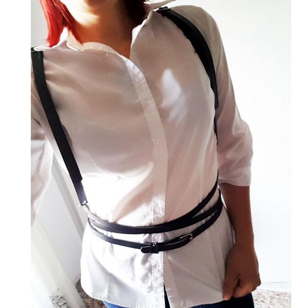 belts leather harness straps women's bondage body belt erotic bundle accessories punk style decorative club prom fetish wear, Black;brown
belts leather harness straps women's bondage body belt erotic bundle accessories punk style decorative club prom fetish wear, Black;brown