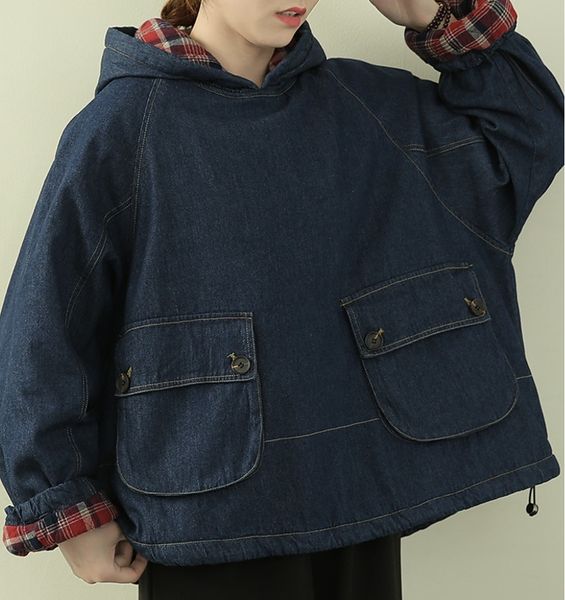 women's suits & blazers feminine winter and early spring korean style plus literary size in hoodie thin seam make old denim loose shirt, White;black
women's suits & blazers feminine winter and early spring korean style plus literary size in hoodie thin seam make old denim loose shirt, White;black