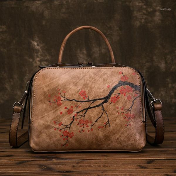 evening bags 2021 winter retro genuine leather handbag women bag hand painted plum flower shoulder leisure cowhide lady totes sac a main
evening bags 2021 winter retro genuine leather handbag women bag hand painted plum flower shoulder leisure cowhide lady totes sac a main