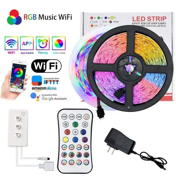 new wifi led strip light rgb /2835 flexible ribbon fita rgb led lights tape diode 20m-5m dc 12v and wifi controller
new wifi led strip light rgb /2835 flexible ribbon fita rgb led lights tape diode 20m-5m dc 12v and wifi controller