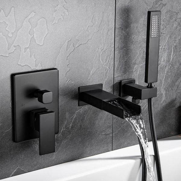 bathroom shower sets solid brass waterfall bathtub faucet set black square copper cold water design
bathroom shower sets solid brass waterfall bathtub faucet set black square copper cold water design