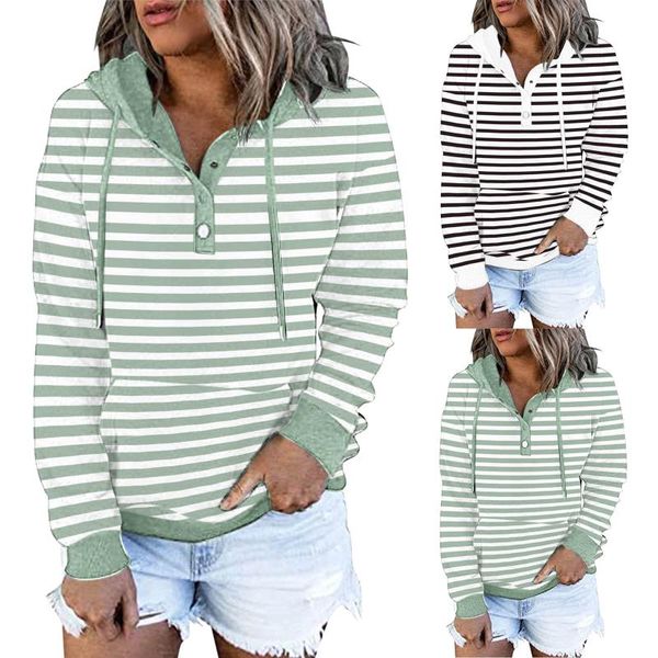 women's hoodies & sweatshirts oversize hooded womens casual striped print pullover button down drawstring pocket long sleeve, Black
women's hoodies & sweatshirts oversize hooded womens casual striped print pullover button down drawstring pocket long sleeve, Black
