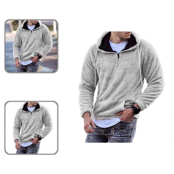 men's sweaters hooded long-sleeved all-match plush men autumn sweatshirts for friends, White;black
men's sweaters hooded long-sleeved all-match plush men autumn sweatshirts for friends, White;black