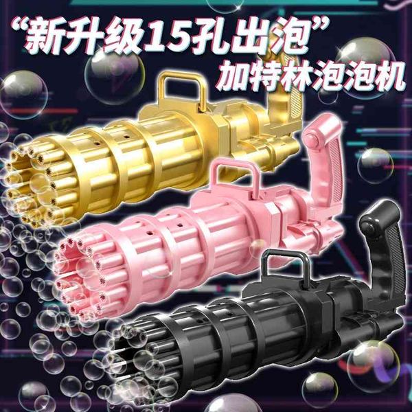 the second generation blowing electric bubble gun for children's toys
the second generation blowing electric bubble gun for children's toys
