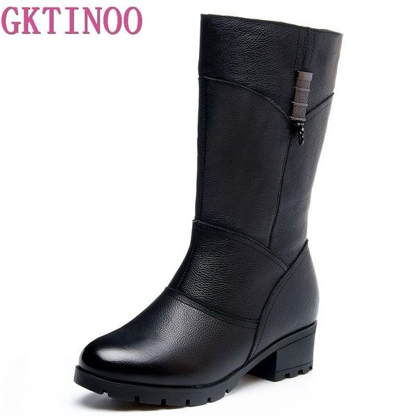 boots gktinoo winter fur women's warm genuine leather snow female rubber soles mid-calf fashion high heels shoes woman, Black
boots gktinoo winter fur women's warm genuine leather snow female rubber soles mid-calf fashion high heels shoes woman, Black