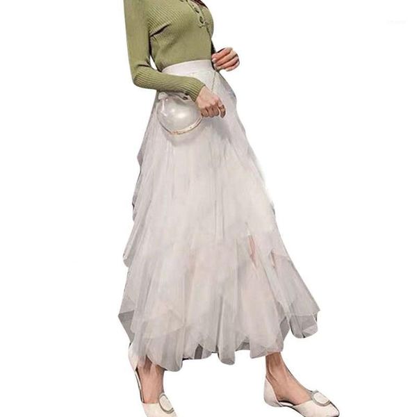 skirts woman skirt fashion casual autumn solid color high waist elastic mesh ruffled long tulle, Black
skirts woman skirt fashion casual autumn solid color high waist elastic mesh ruffled long tulle, Black
