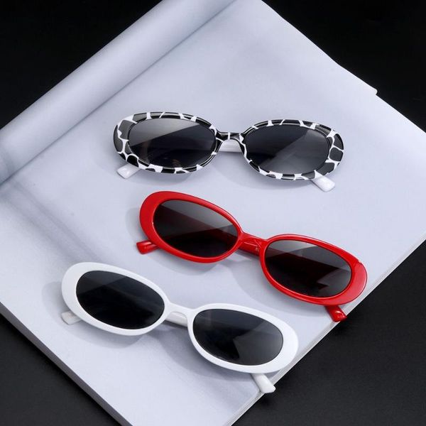 sunglasses retro driving glasses uv400 protection vintage oval shades eyewear for women, White;black
sunglasses retro driving glasses uv400 protection vintage oval shades eyewear for women, White;black