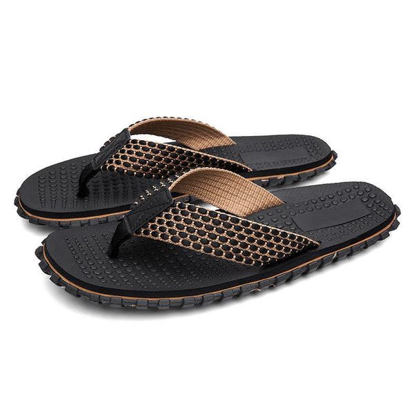 slippers men's woven non-slip flip-flops summer personality outer wear trend casual travel wear-resistant beach, Black
slippers men's woven non-slip flip-flops summer personality outer wear trend casual travel wear-resistant beach, Black