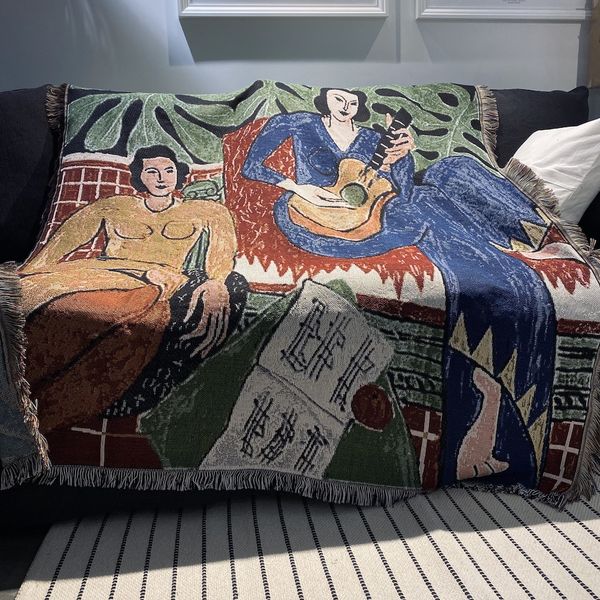 2021 new dropshipping guitar woman matisse throw blanket simple carpet tapestry sofa towel knitted blankets bedspread home textile xc8h
2021 new dropshipping guitar woman matisse throw blanket simple carpet tapestry sofa towel knitted blankets bedspread home textile xc8h