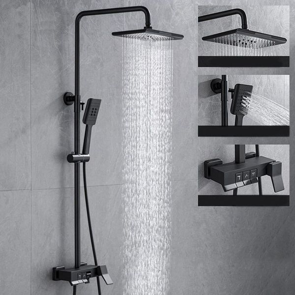 bathroom shower sets matte black faucet set rainfall bathtub mixer tap 3-way keyboard buttons mixers
bathroom shower sets matte black faucet set rainfall bathtub mixer tap 3-way keyboard buttons mixers