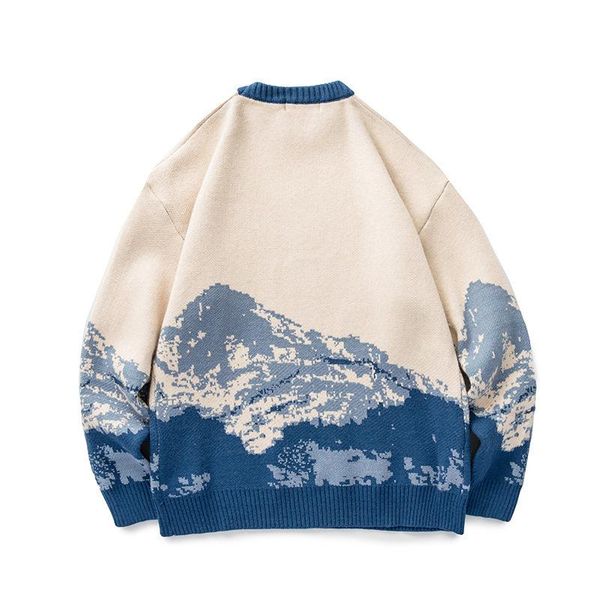 men's sweaters snow mens pattern harajuku hip knitted mountain hop pullover knitwear men fashion streetwear outwear male, White;black
men's sweaters snow mens pattern harajuku hip knitted mountain hop pullover knitwear men fashion streetwear outwear male, White;black