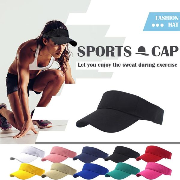 wide brim hats solid color sun sports visor-golf beach visor cap uv protection adjustable hat for women summer ladies caps, Blue;gray
wide brim hats solid color sun sports visor-golf beach visor cap uv protection adjustable hat for women summer ladies caps, Blue;gray