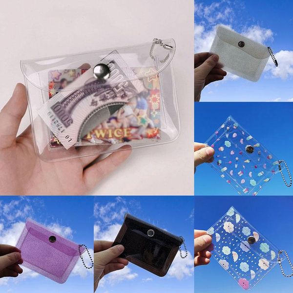 card holders cute cartoon pattern transparent waterproof pvc women case business holder girls bag id mini wallet, Brown;gray
card holders cute cartoon pattern transparent waterproof pvc women case business holder girls bag id mini wallet, Brown;gray