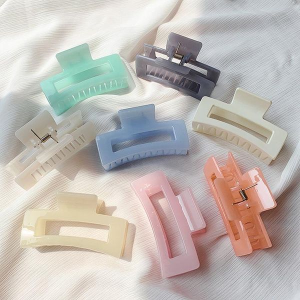 hair clips & barrettes candy color rectangle hollow claw hairpin headdress female acrylic geometric solid large, Golden;silver
hair clips & barrettes candy color rectangle hollow claw hairpin headdress female acrylic geometric solid large, Golden;silver