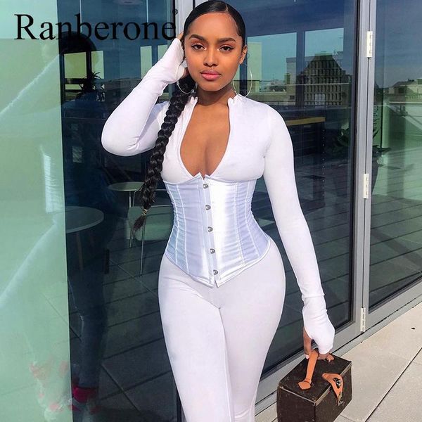 suit women sport 2021 long sleeve jumpsuit bandage corset 2 pieces set autumn winter women zipper workout clothes romper, White;red
suit women sport 2021 long sleeve jumpsuit bandage corset 2 pieces set autumn winter women zipper workout clothes romper, White;red