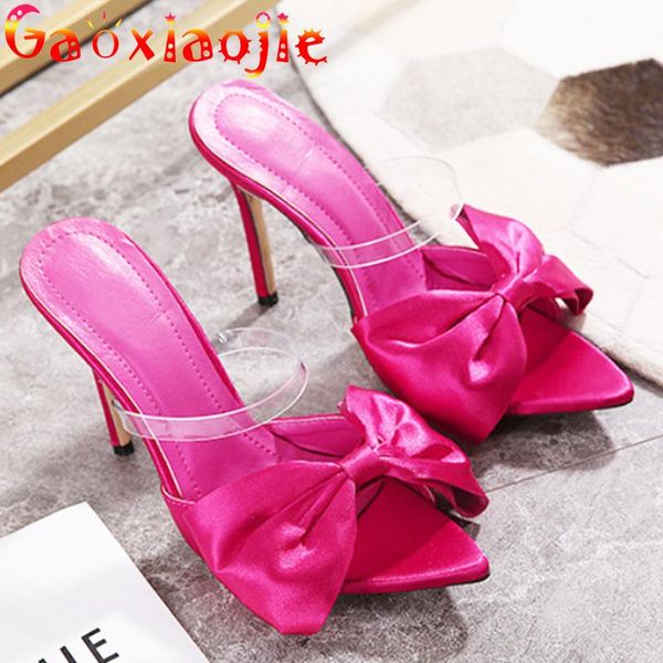 slippers gaoxiaojie 2021 women high heels summer pointed butterfly-knot sandals fashion open toe stiletto slides shoes, Black
slippers gaoxiaojie 2021 women high heels summer pointed butterfly-knot sandals fashion open toe stiletto slides shoes, Black