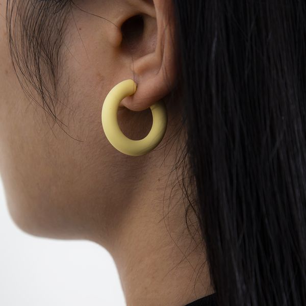 jewelry fashion personality candy color c-shaped women's simple acrylic earrings, Silver
jewelry fashion personality candy color c-shaped women's simple acrylic earrings, Silver