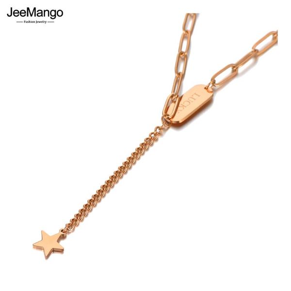 chains jeemango design stainless steel lucky star charm chain choker necklace jewelry bohemia pendant for women jn20218, Silver
chains jeemango design stainless steel lucky star charm chain choker necklace jewelry bohemia pendant for women jn20218, Silver