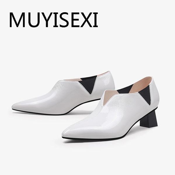 fashion elegant simple style mixed colors pointed toe slip on 4cm thick med heel cozy party dating lady pump hl299 muyisexi, Black
fashion elegant simple style mixed colors pointed toe slip on 4cm thick med heel cozy party dating lady pump hl299 muyisexi, Black
