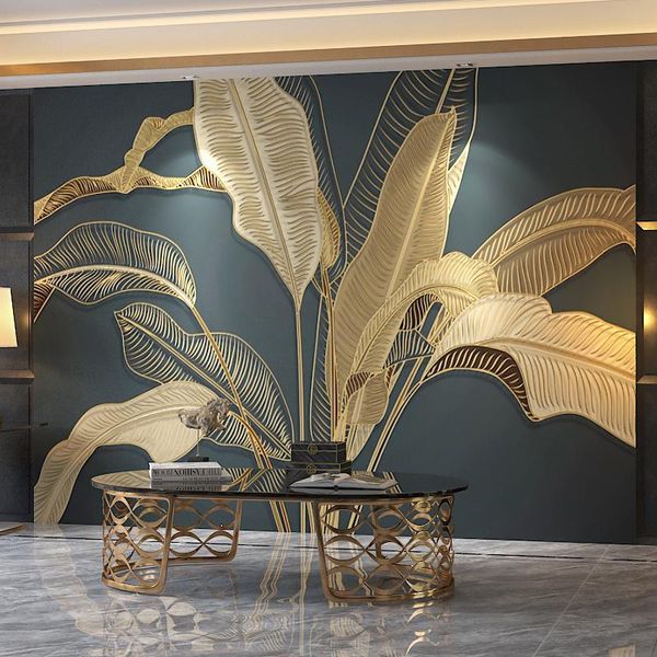 wallpapers custom po wall paper 3d embossed retro banana leaf large mural living room bedroom luxury wallpaper home decor painting
wallpapers custom po wall paper 3d embossed retro banana leaf large mural living room bedroom luxury wallpaper home decor painting