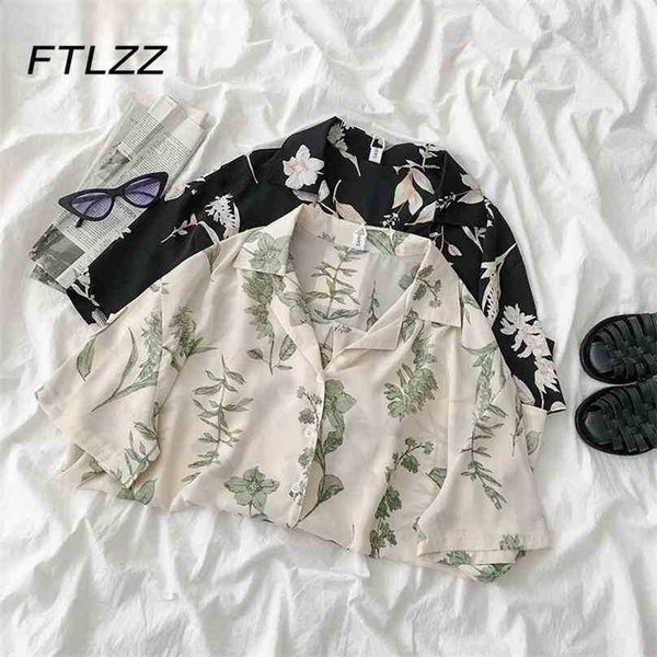 streetwear vintage floral blouse women notched single-breasted chic korean buttoned shirt woman summer short sleeve mujer 210525, White
streetwear vintage floral blouse women notched single-breasted chic korean buttoned shirt woman summer short sleeve mujer 210525, White