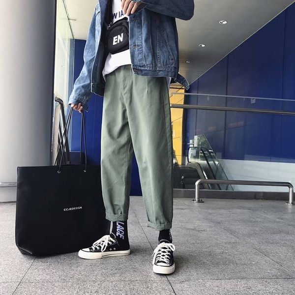 2021 new legal estilo coreano dos homens bolsos laterais harem calas hip hop masculino tatical joggers moda casual streetwear carga 25zi, Black;white
2021 new legal estilo coreano dos homens bolsos laterais harem calas hip hop masculino tatical joggers moda casual streetwear carga 25zi, Black;white