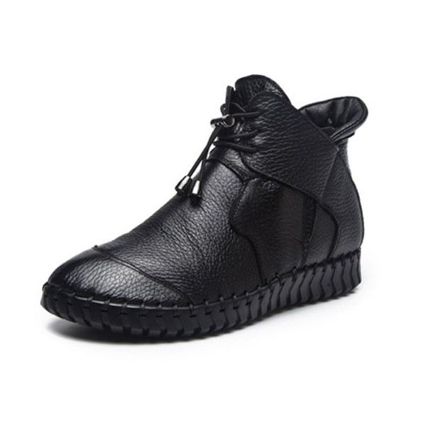 boots handmade ankle slip-on retro shoes women fashion soft genuine leather for botas, Black
boots handmade ankle slip-on retro shoes women fashion soft genuine leather for botas, Black