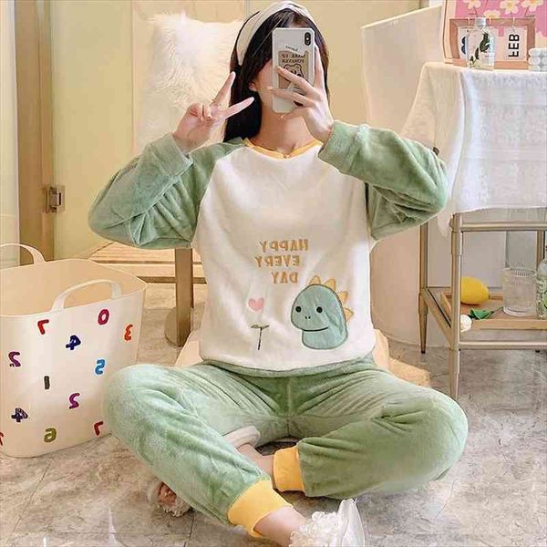 autumn winter pyjamas sets pajamas womens sleepwears suit thick warm coral flannel nightgown female cartoon animal pijama mujer, Black;red
autumn winter pyjamas sets pajamas womens sleepwears suit thick warm coral flannel nightgown female cartoon animal pijama mujer, Black;red